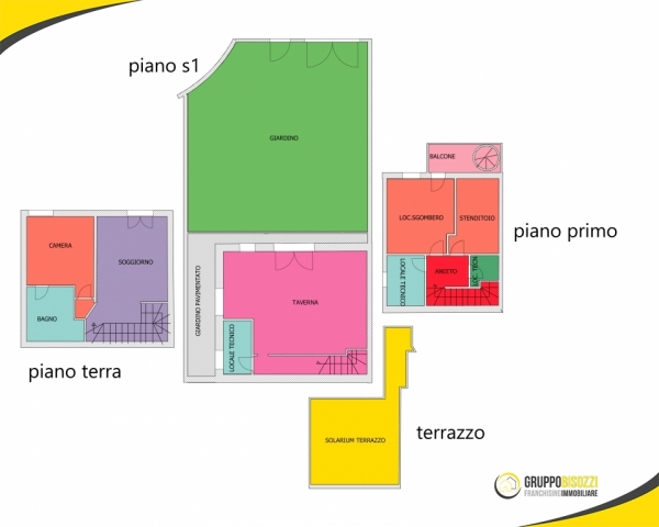 Civitavecchia (RM) – Piazza Vincenzo di Cesare, 4  – € 259.000,00 Villino a Schiera (Località Boccelle) 