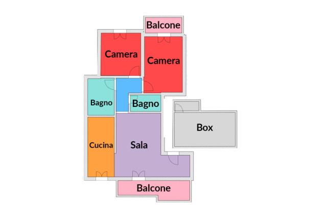 Appartamento con box auto e cantina